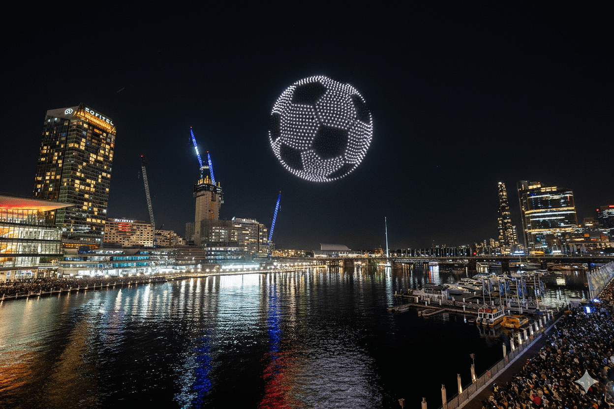 AFC Women's Asian Cup Drone Show