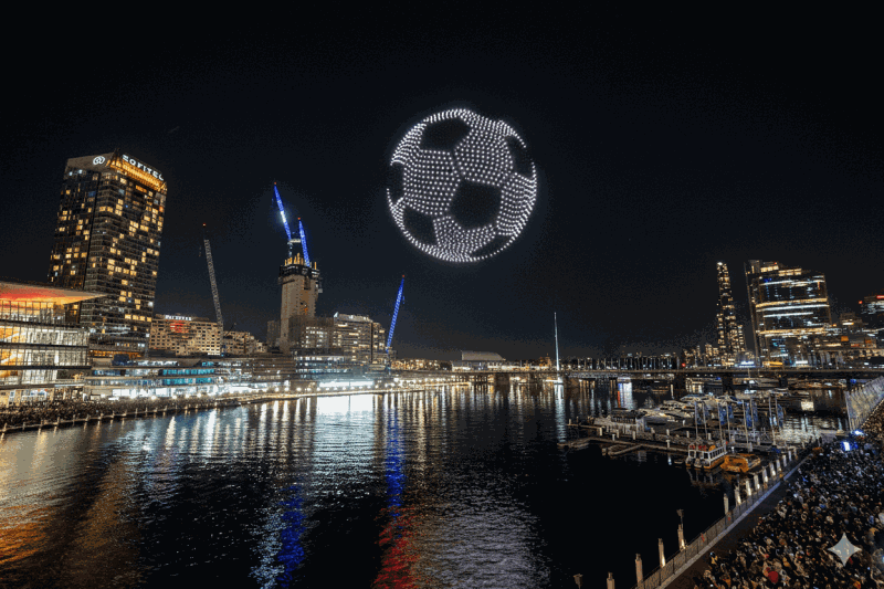 AFC Women's Asian Cup Drone Show