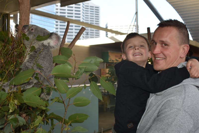 DAD GOES FREE FOR FATHER'S DAY AT WILD LIFE SYDNEY ZOO