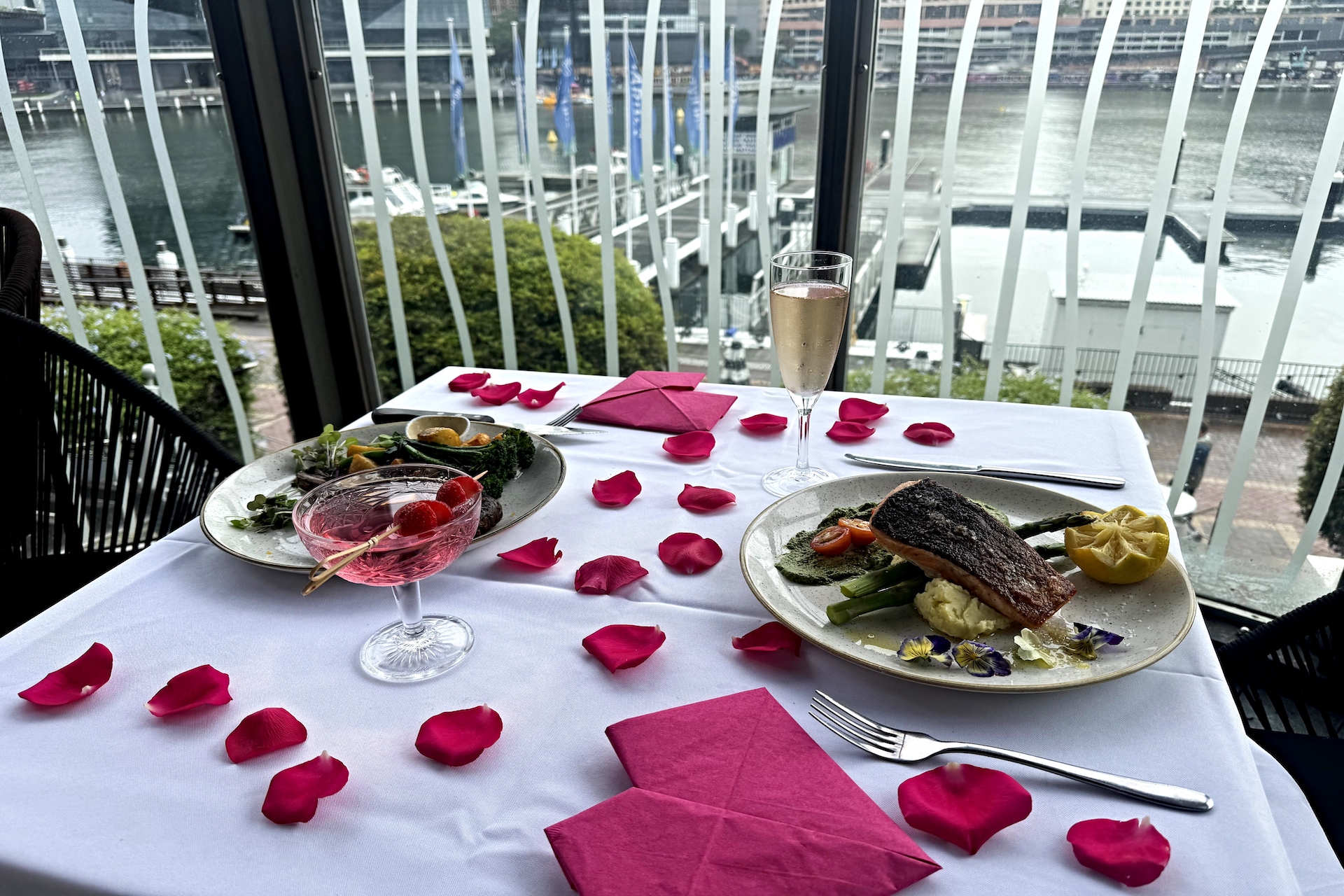 Valentine's Day at Blackbird Cafe Darling Harbour