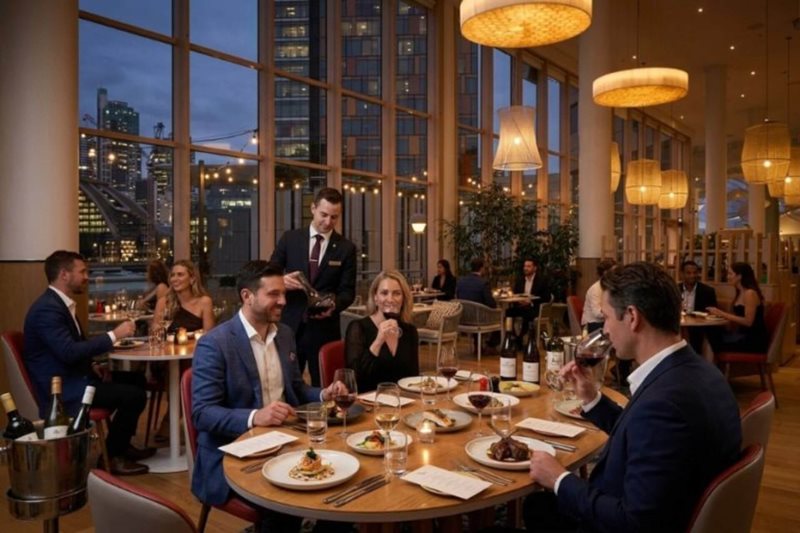 Australian v Rest of World Wine Dinner Joval X The Ternary
