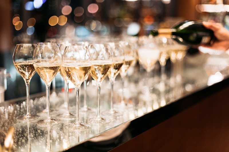 Happy Hour at Champagne Bar