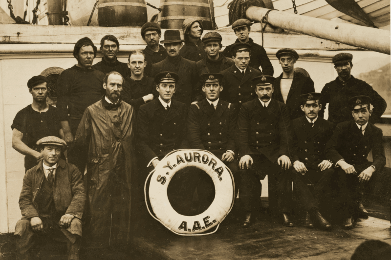 Frozen Witness: Aurora's Polar Voyages 