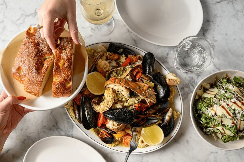 New Seafood Pasta, Made for Sharing