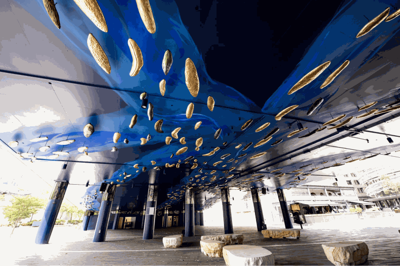 Pop-up Piano at Pier Street Underpass