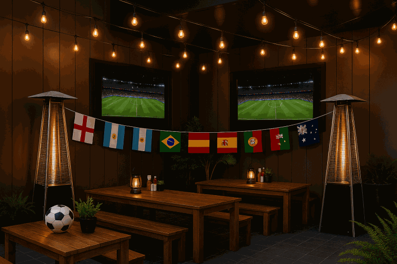 Football fever has arrived at Dundee Arms Pub