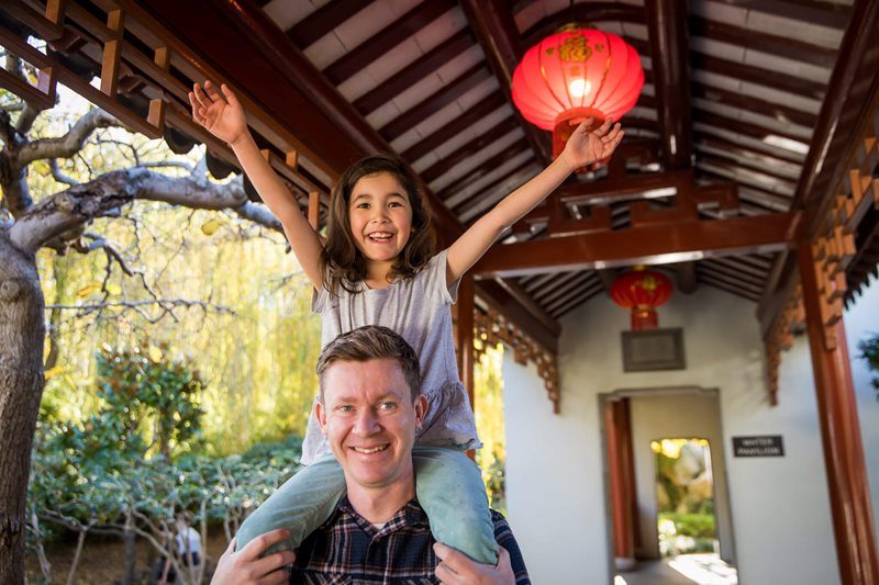 Kids Go Free at the Chinese Garden of Friendship