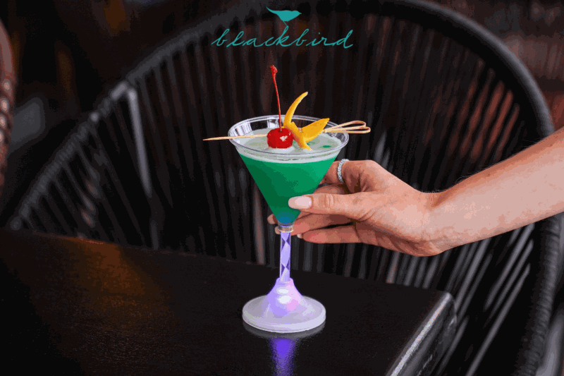 Blue Bird Dream Vivid Sydney Cocktail at Blackbird Cafe