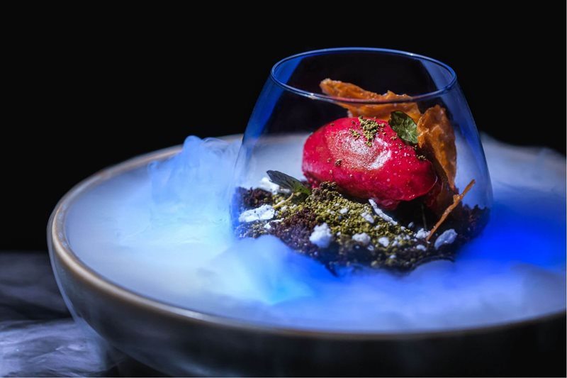 Auvers' special Vivid menu