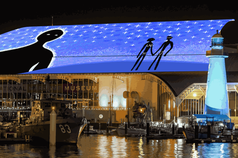 Vivid Sydney at the Maritime Museum 