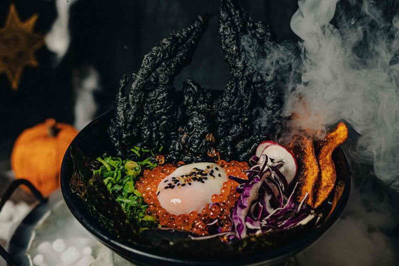 Mazesoba with a Spooky Twist